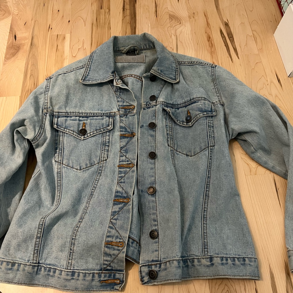 Vintage cropped jean jacket